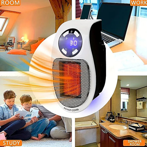 Toasty Heater collage in many rooms